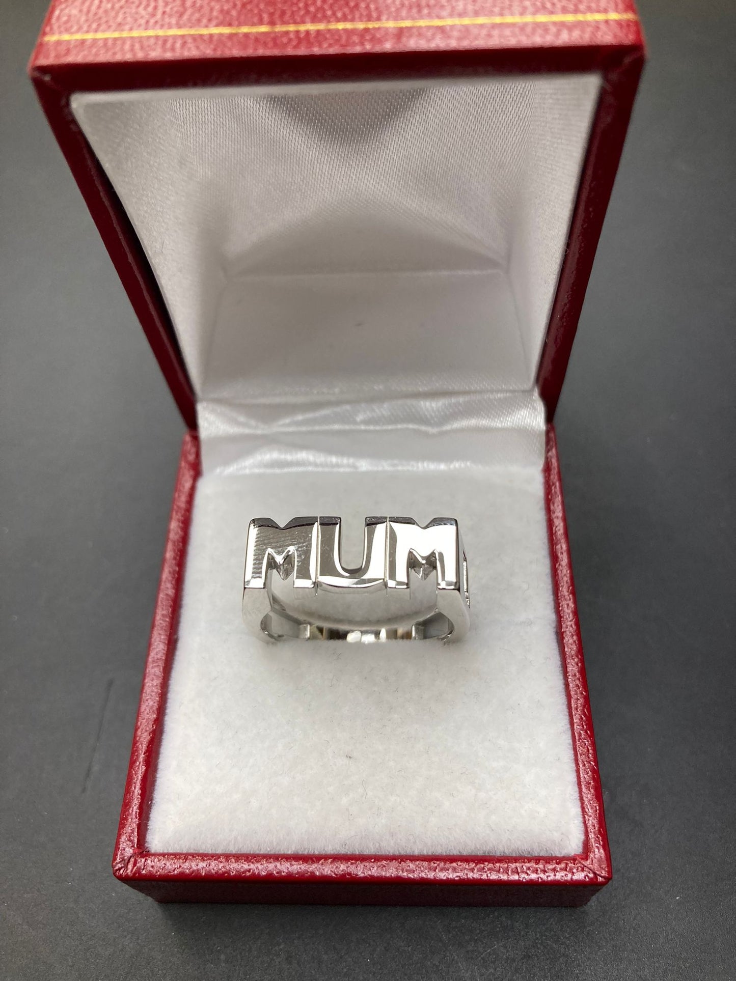Sterling Silver Mum Ring Plain RCZ0705001