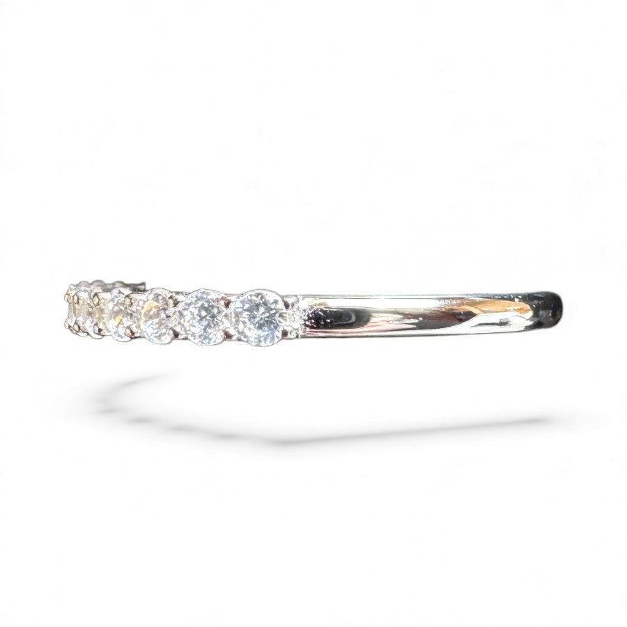 Sterling Silver Ring CZ Stone RCZ10040