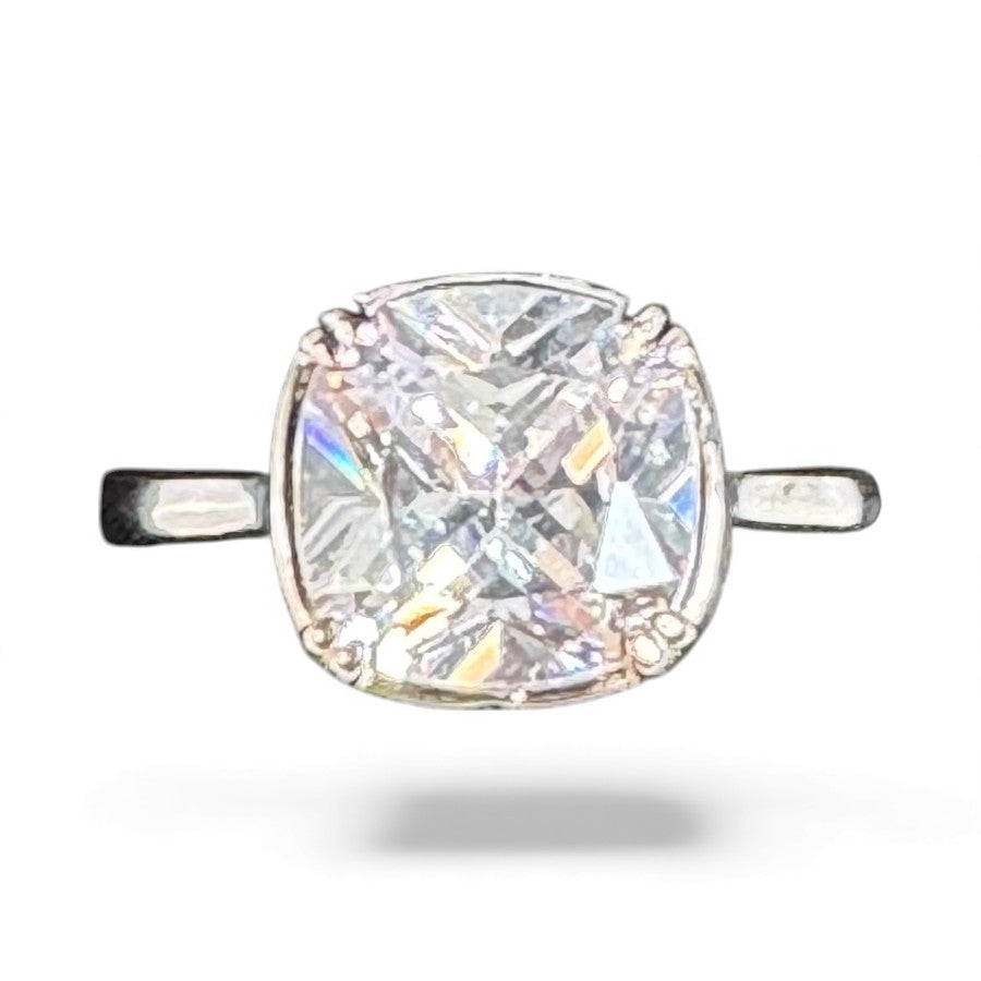 Sterling Silver Ring CZ Stone RCZ10085