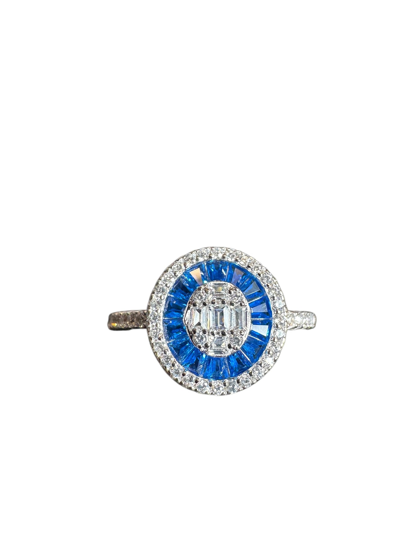 Sterling Silver Ring CZ Stone RCZ10092