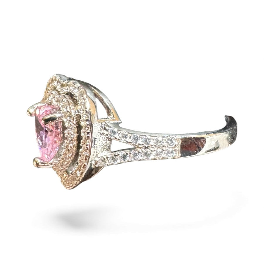 Sterling Silver Ring CZ Stone RCZ2107