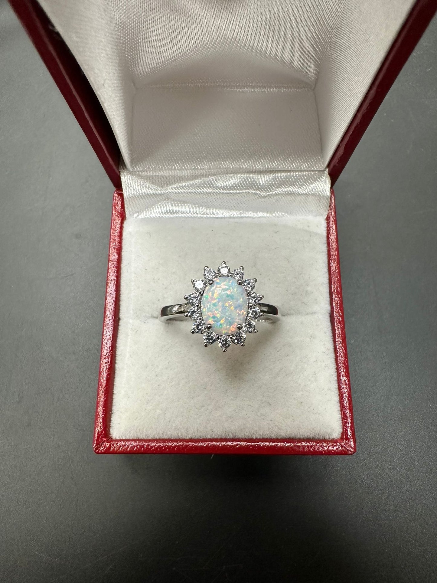 Sterling Silver Ring CZ Stone RCZ215