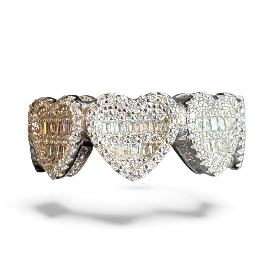 Sterling Silver Ring CZ Stone RCZ3307