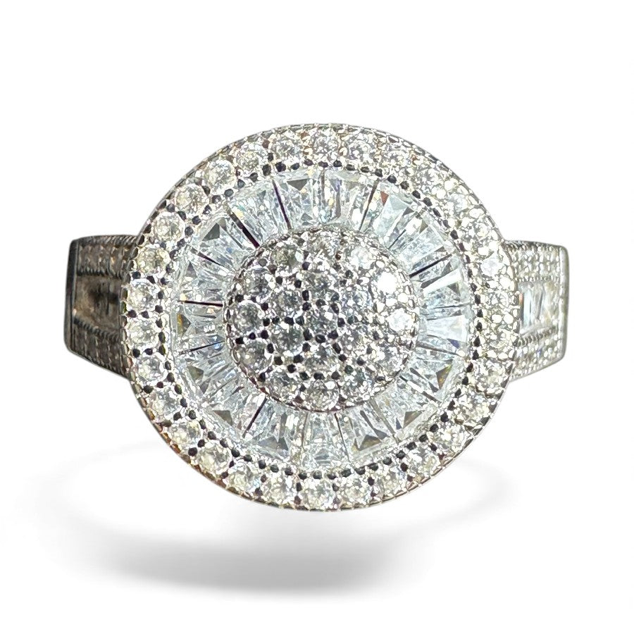 Sterling Silver Ring CZ Stone RCZ3308