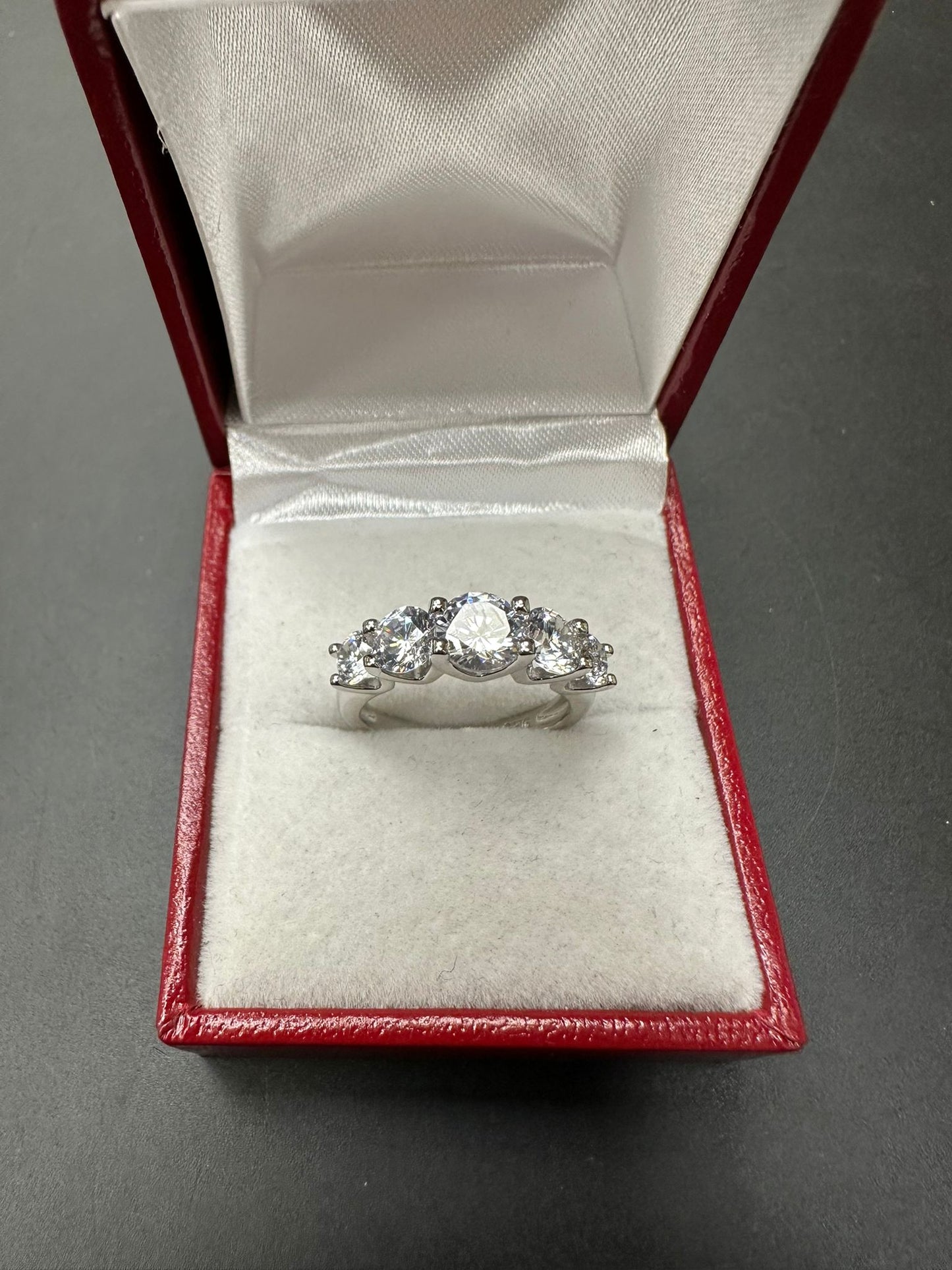 Sterling Silver Ring CZ Stone RCZ3310