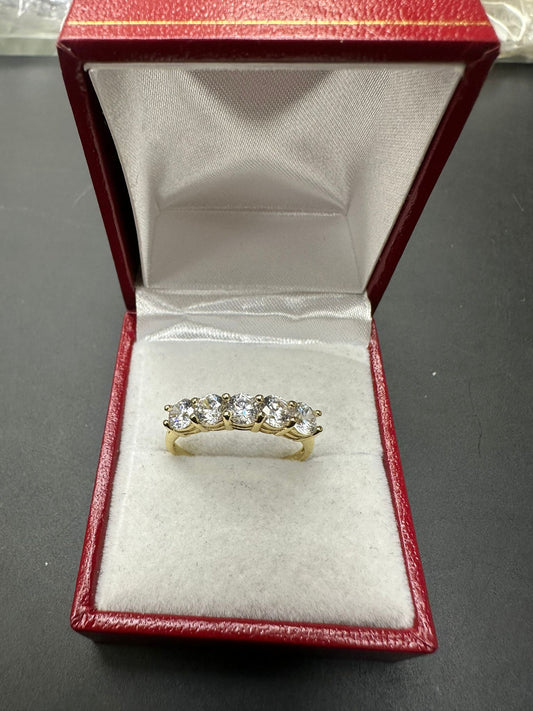 Sterling Silver Ring CZ Stone RCZ3323