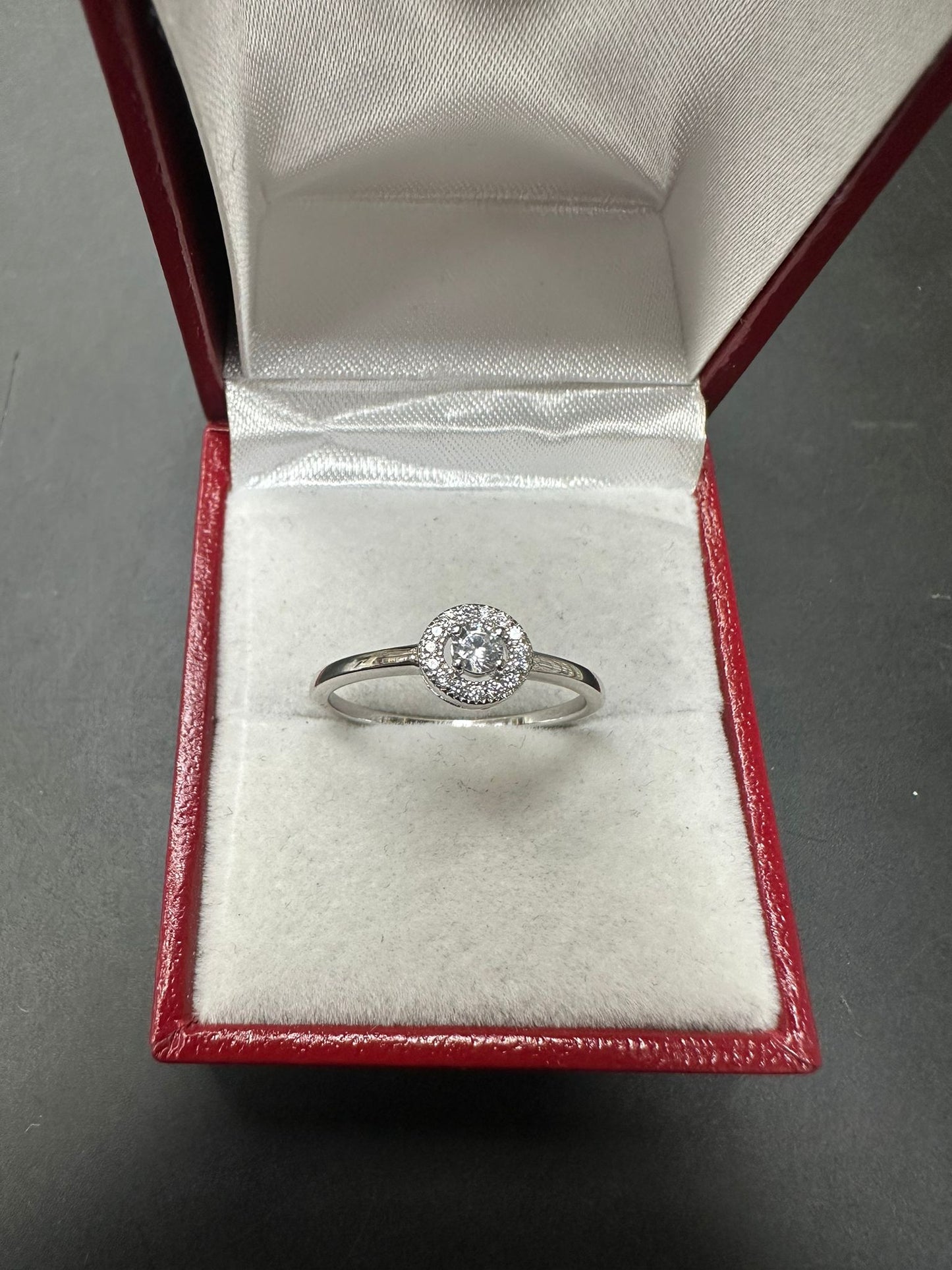 Sterling Silver Ring CZ Stone RCZ3324