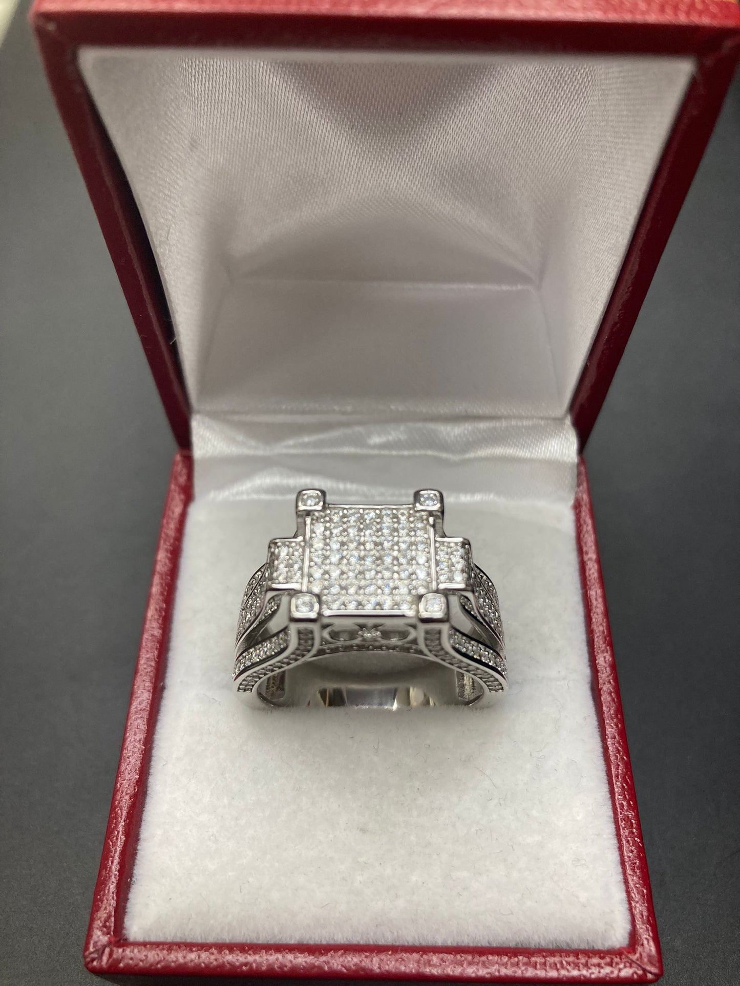 Sterling Silver Ring CZ Stone RCZ3328