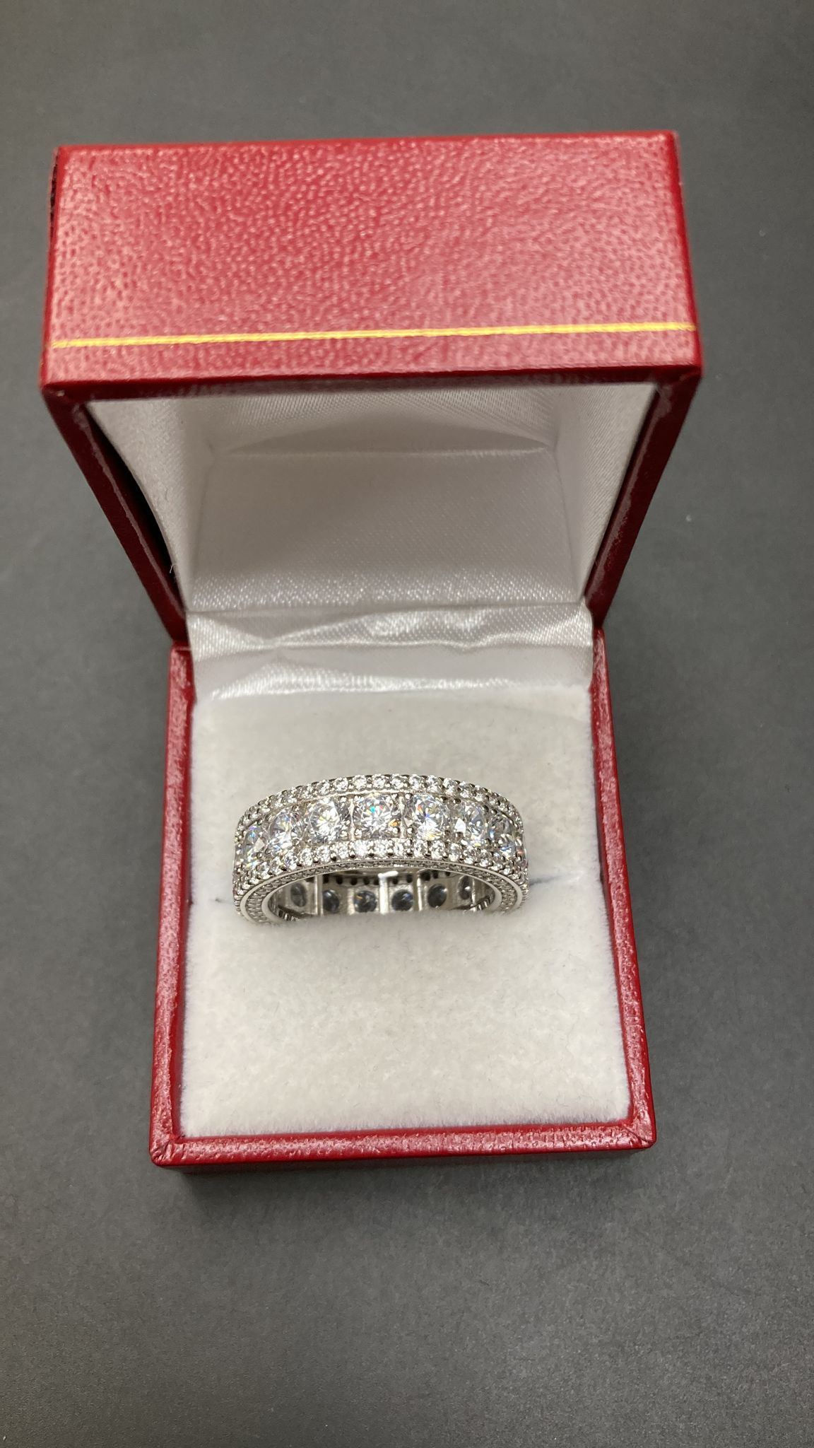 Sterling Silver Ring CZ Stone RCZ3341