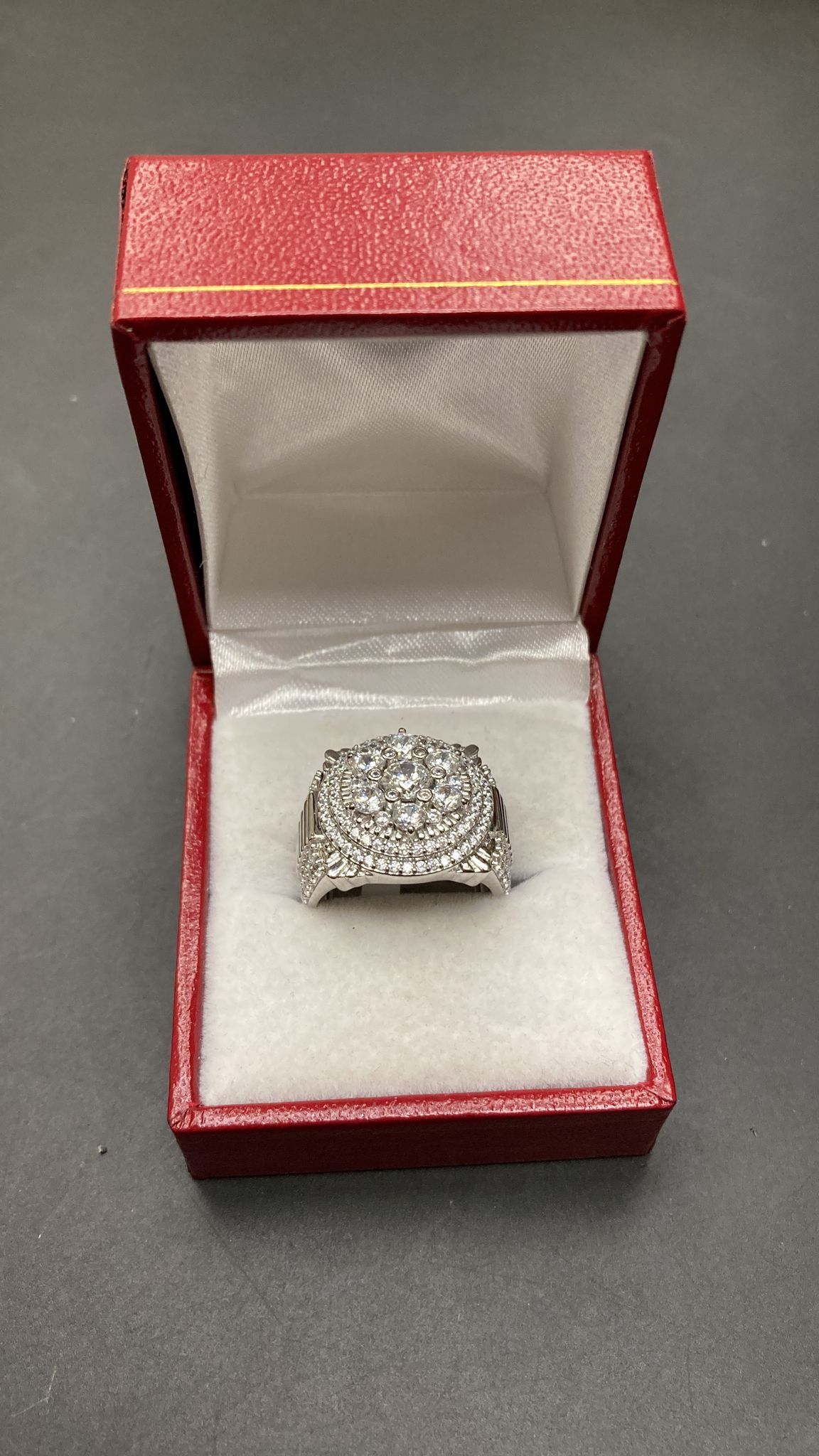 Sterling Silver Ring CZ Stone RCZ3350