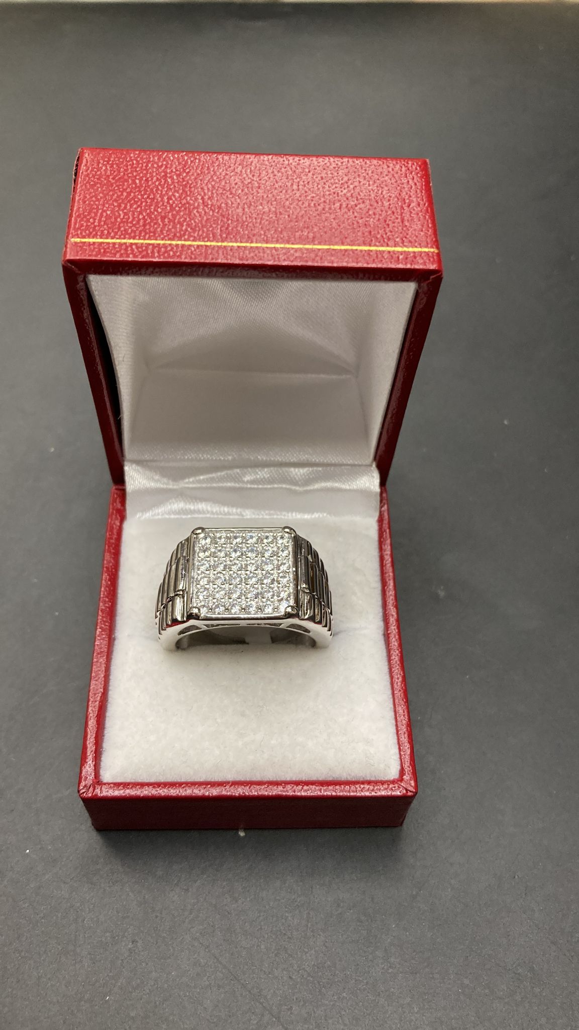 Sterling Silver Ring CZ Stone RCZ3360