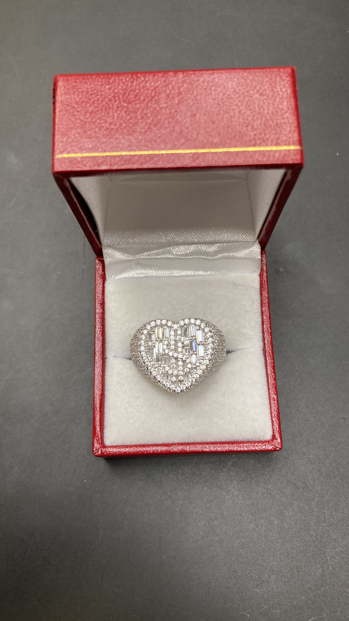 Sterling Silver Ring CZ Stone RCZ3361