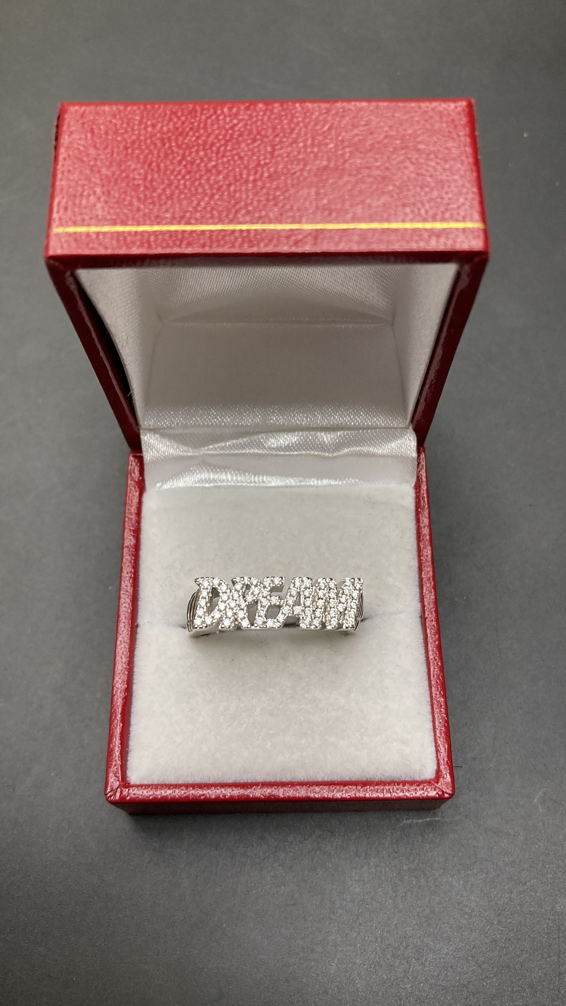 Sterling Silver Dream Ring CZ Stone RCZ3364