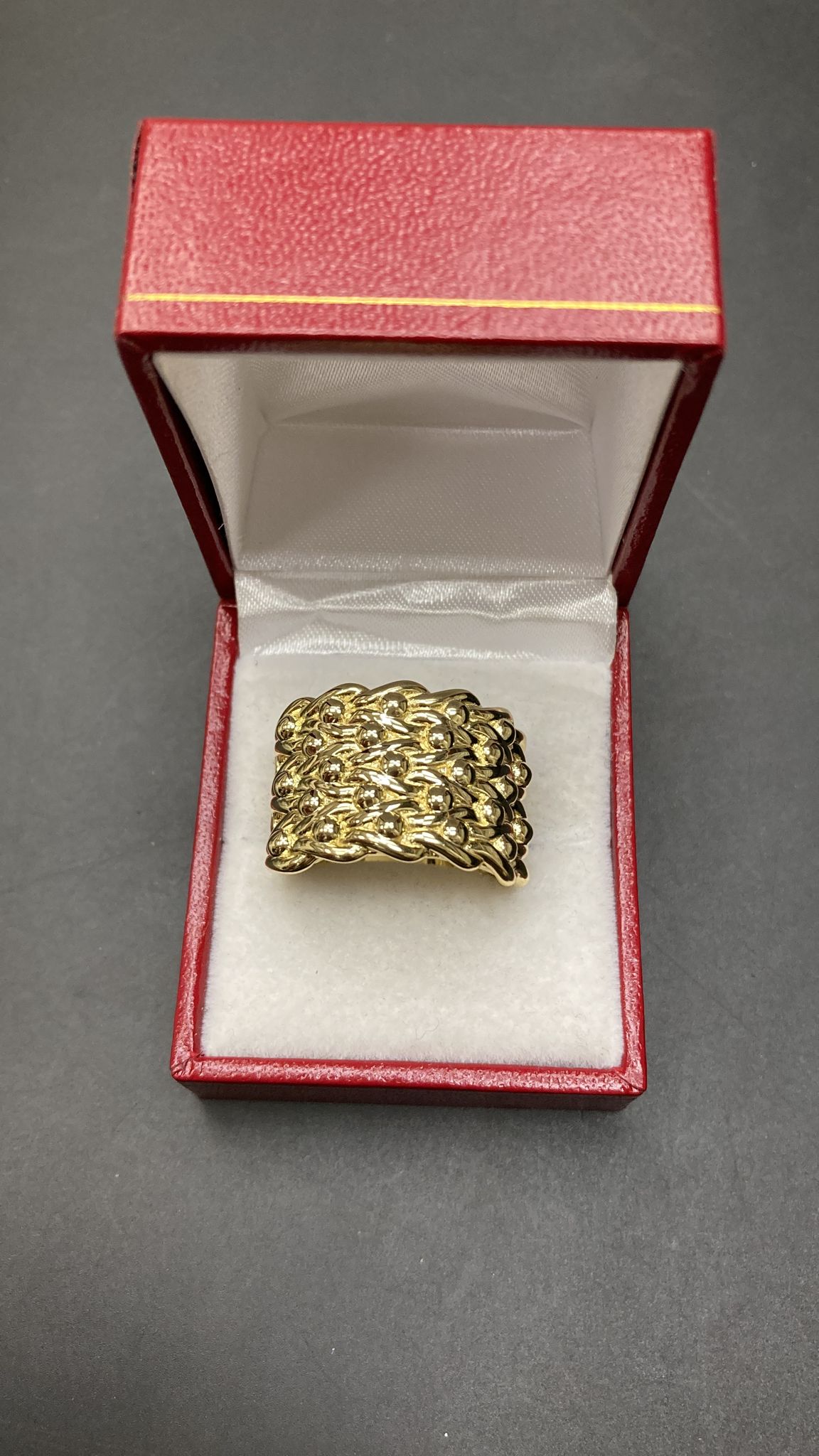 Sterling Silver Keeper Ring Plain RCZ3373