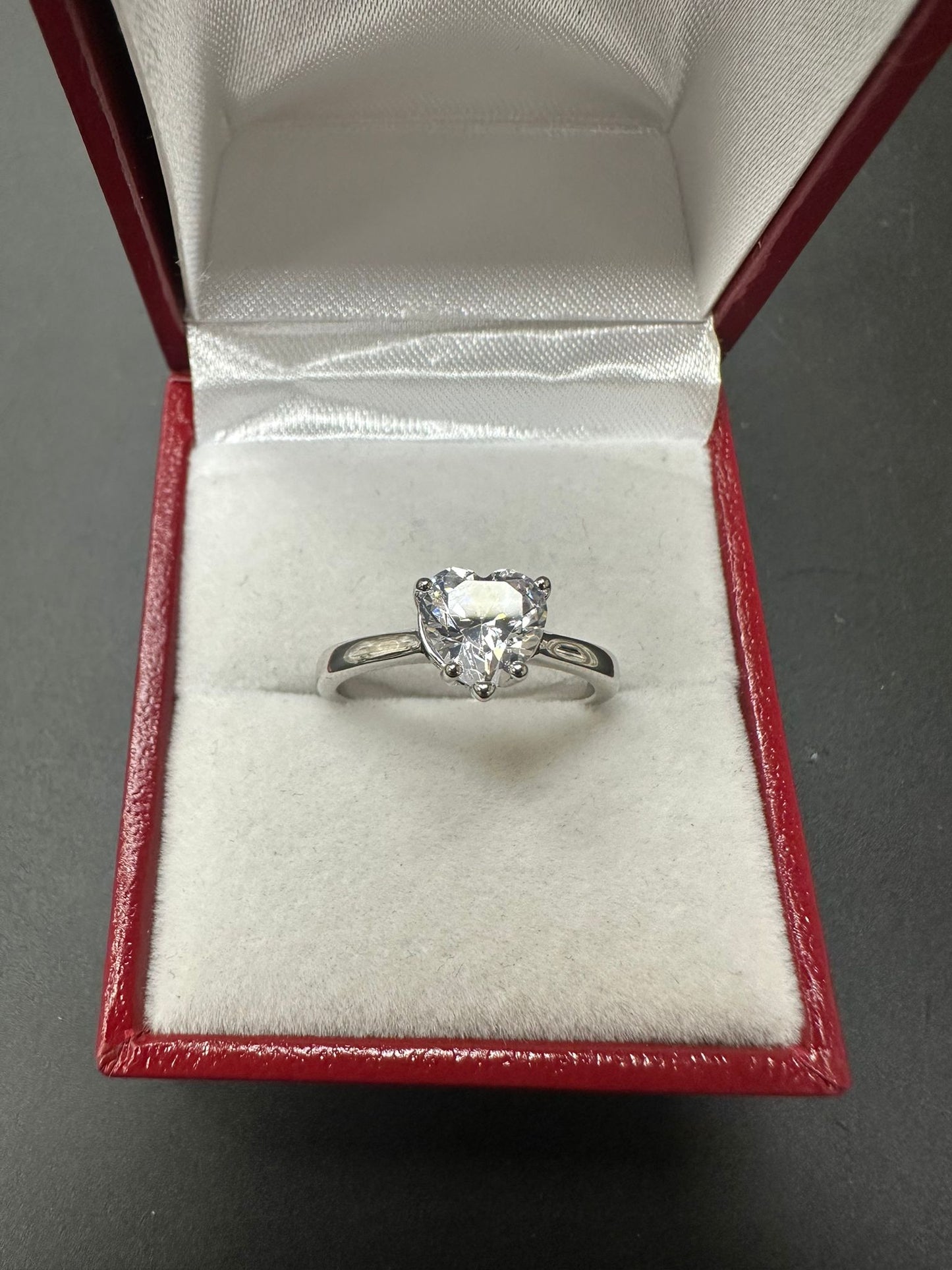 Sterling Silver Ring CZ Stone RCZ6505
