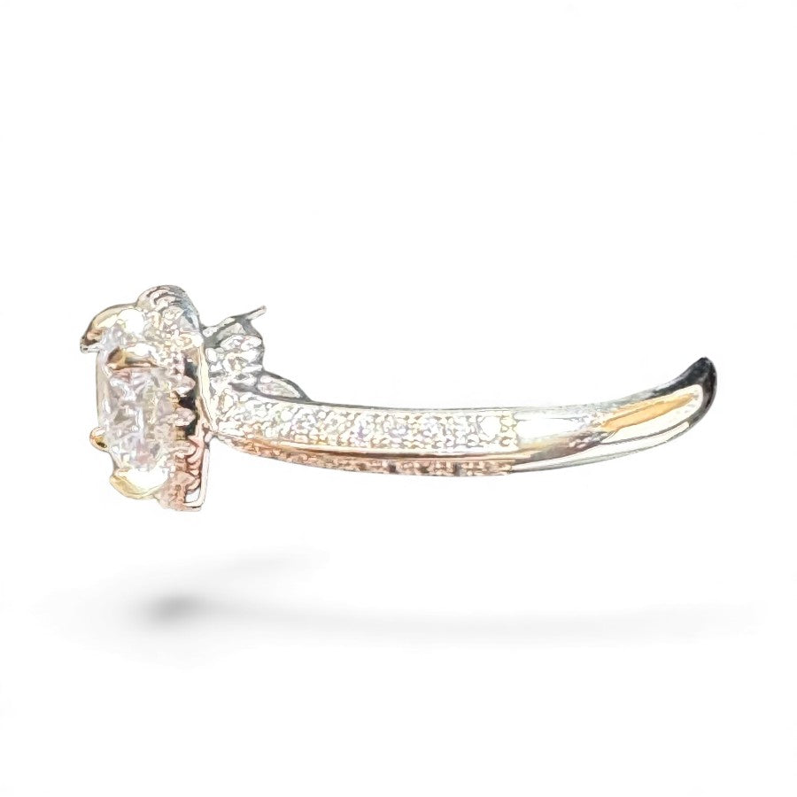 Sterling Silver Ring CZ Stone RCZ8144