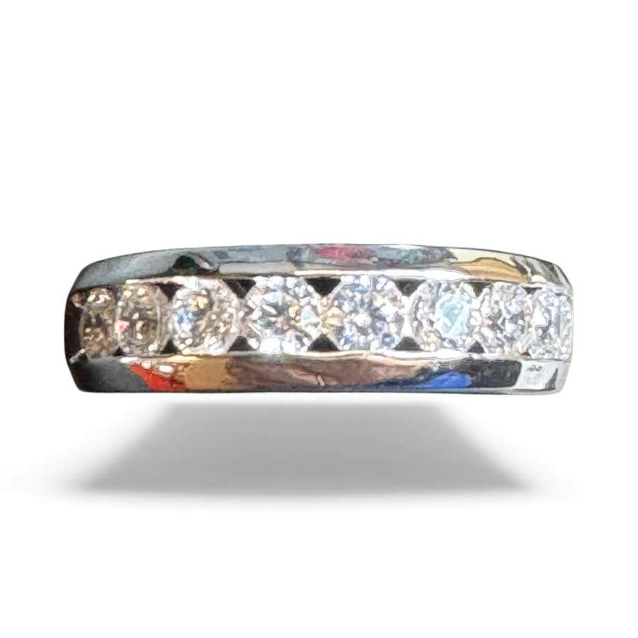 Sterling Silver Ring CZ Stone RCZ910