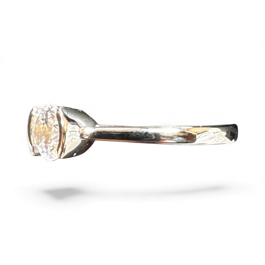 Sterling Silver Ring CZ Stone RCZD502