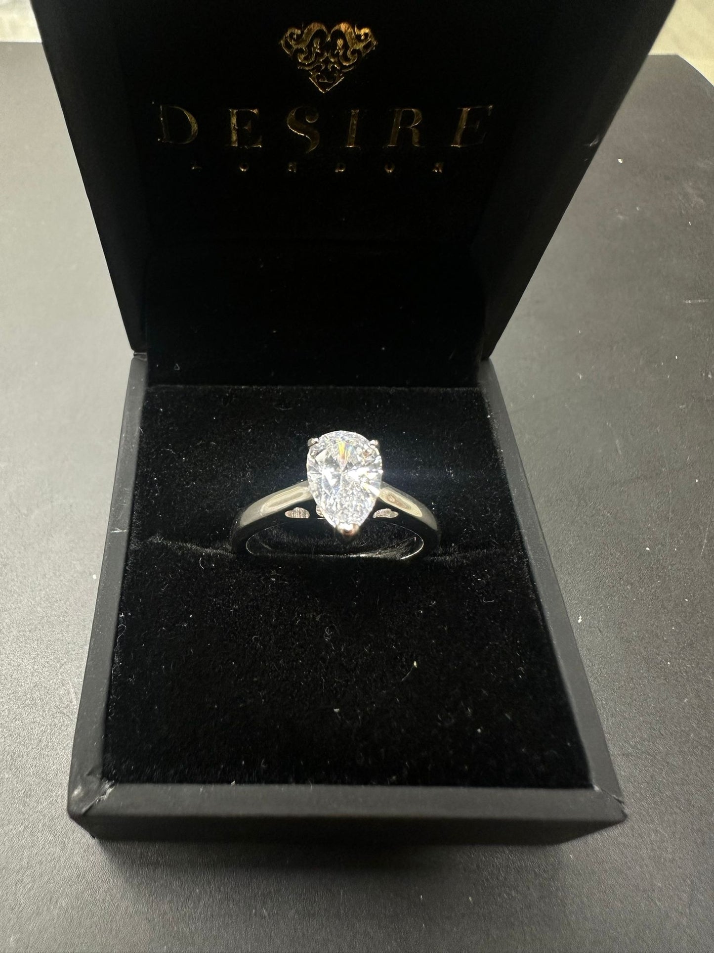 Sterling Silver Ring CZ Stone RCZD504