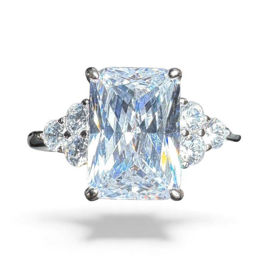 Sterling Silver Ring CZ Stone RCZD518