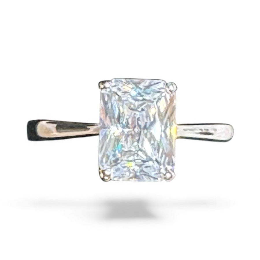 Sterling Silver Ring CZ Stone RCZD520