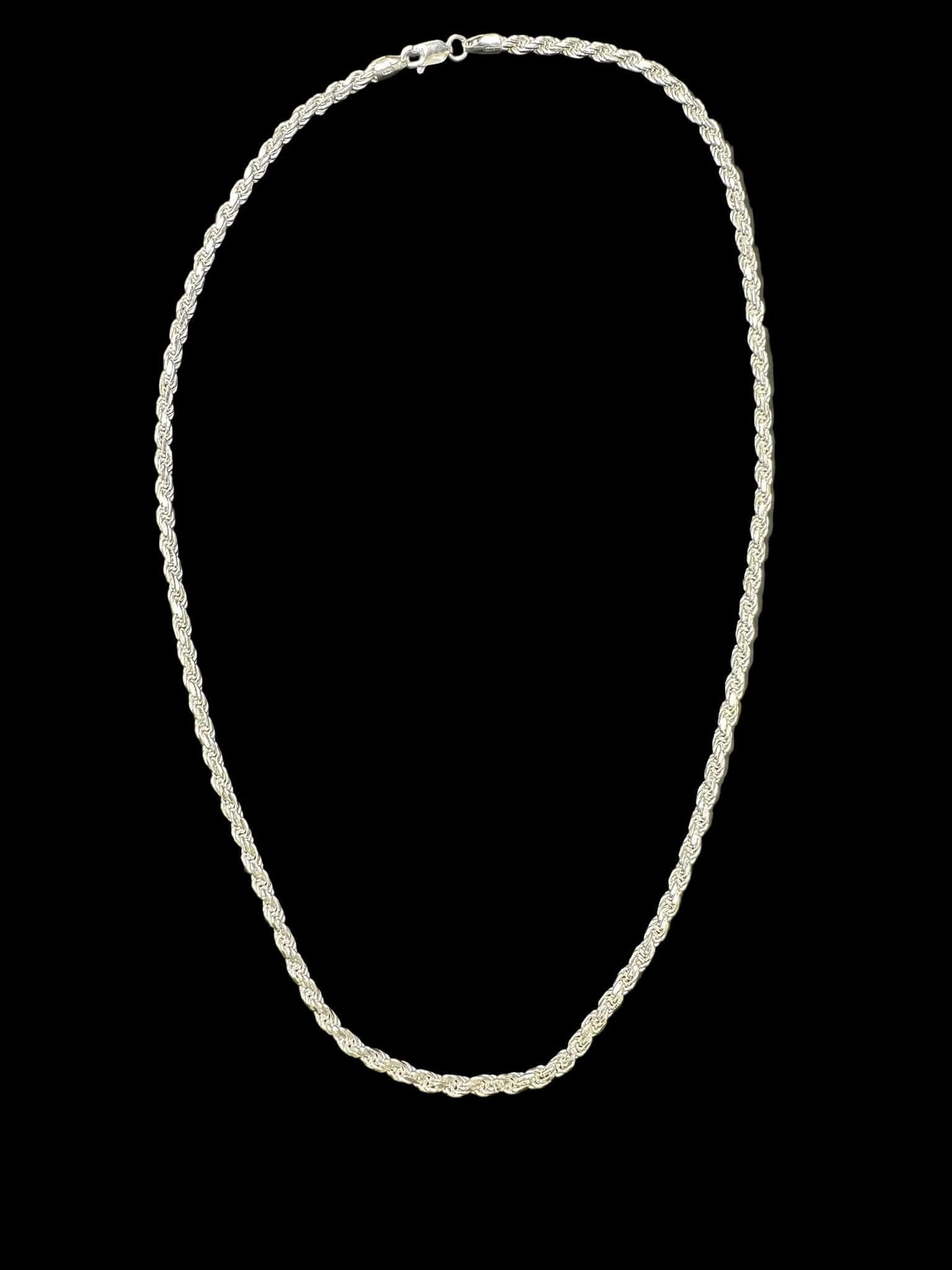 Sterling Silver 2.5 MM Rope Chain CHN3338