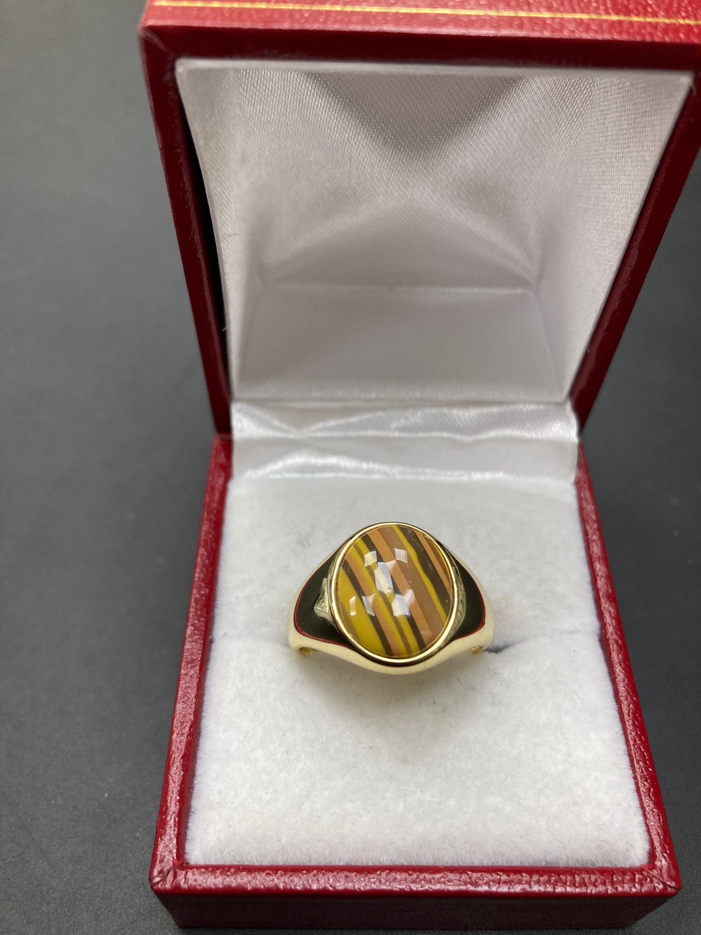 Sterling Silver Signet Ring With Stone SGN01