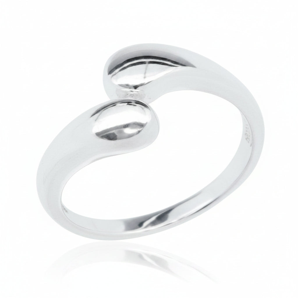 Sterling Silver Opening Adjustable Ring TQ010010075 showcasing an elegant design of an adjustable sterling silver ring.