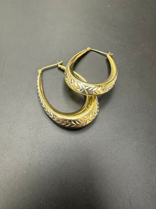 Sterling Silver Earring – Gold Plated