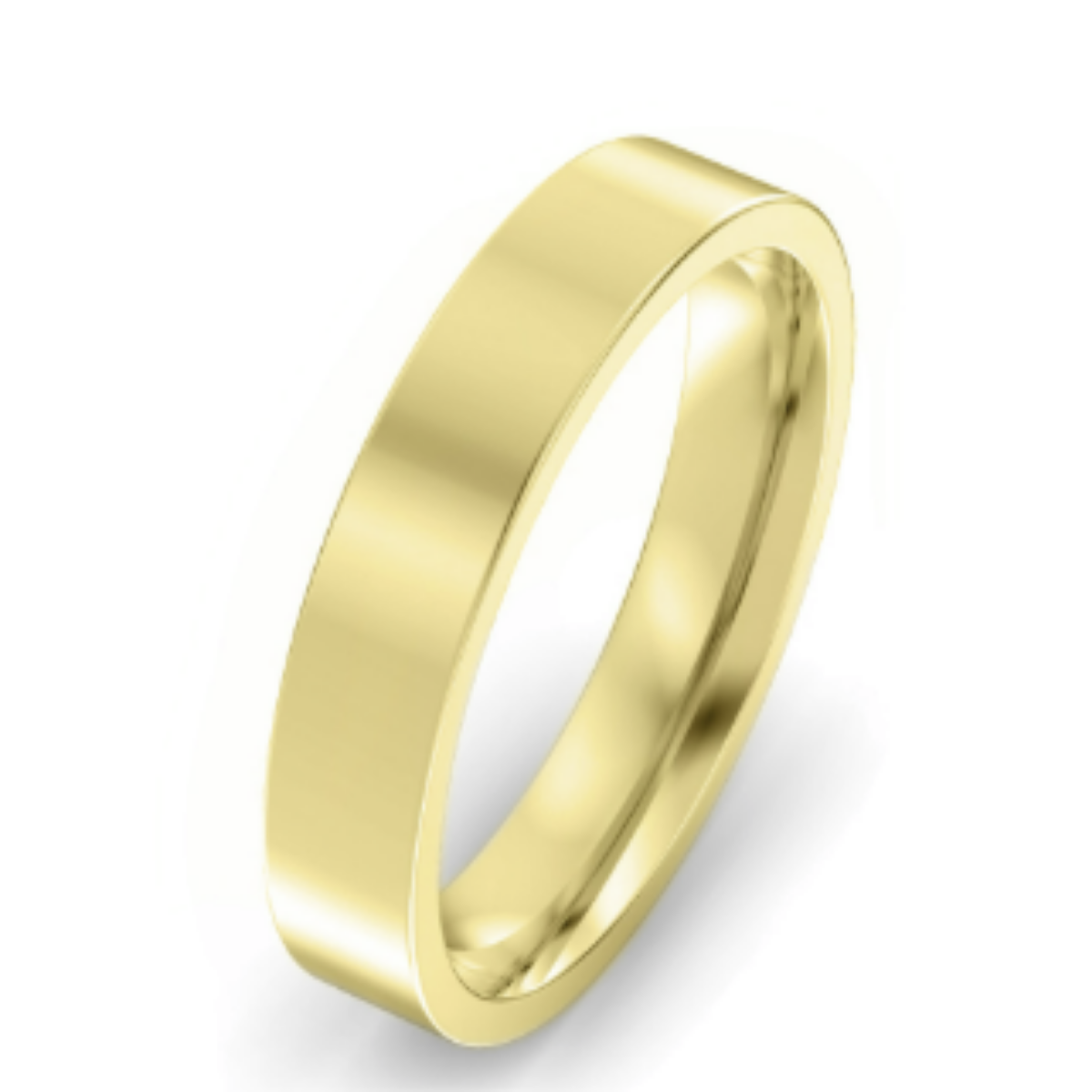 Flat Shape Wedding Band SWB02