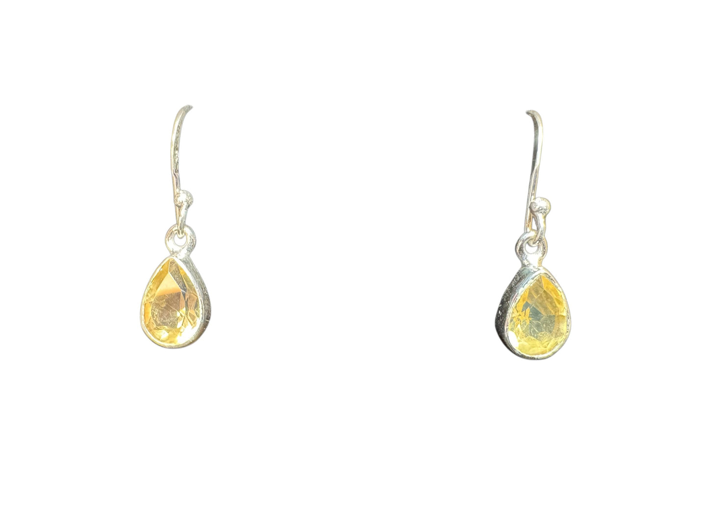Sterling Silver Earring Citrine Stone MPCZ3348