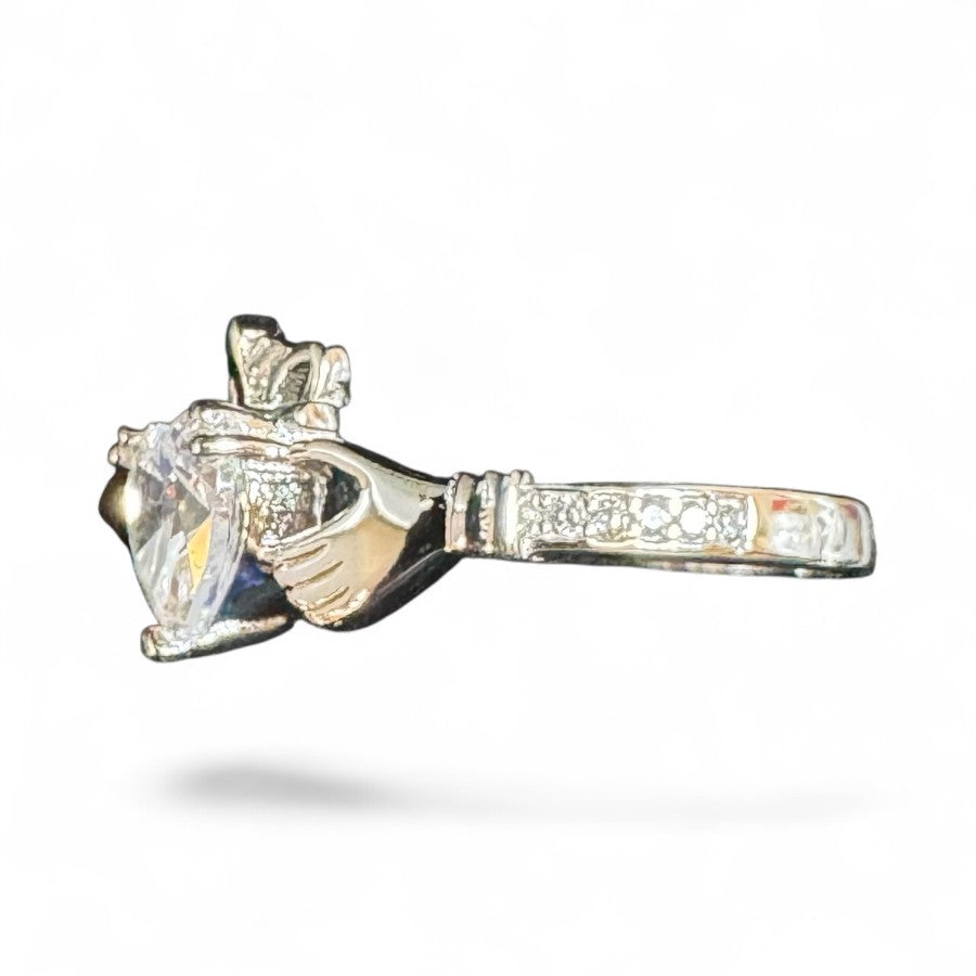 Sterling Silver Ring CZ Stone RCZ10001