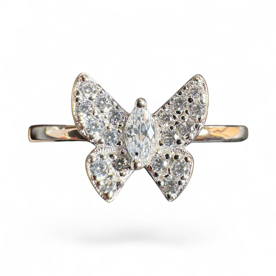 Sterling Silver Ring CZ Stone RCZ9705