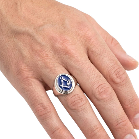 Sterling Silver Masonic Signet Ring SGN02