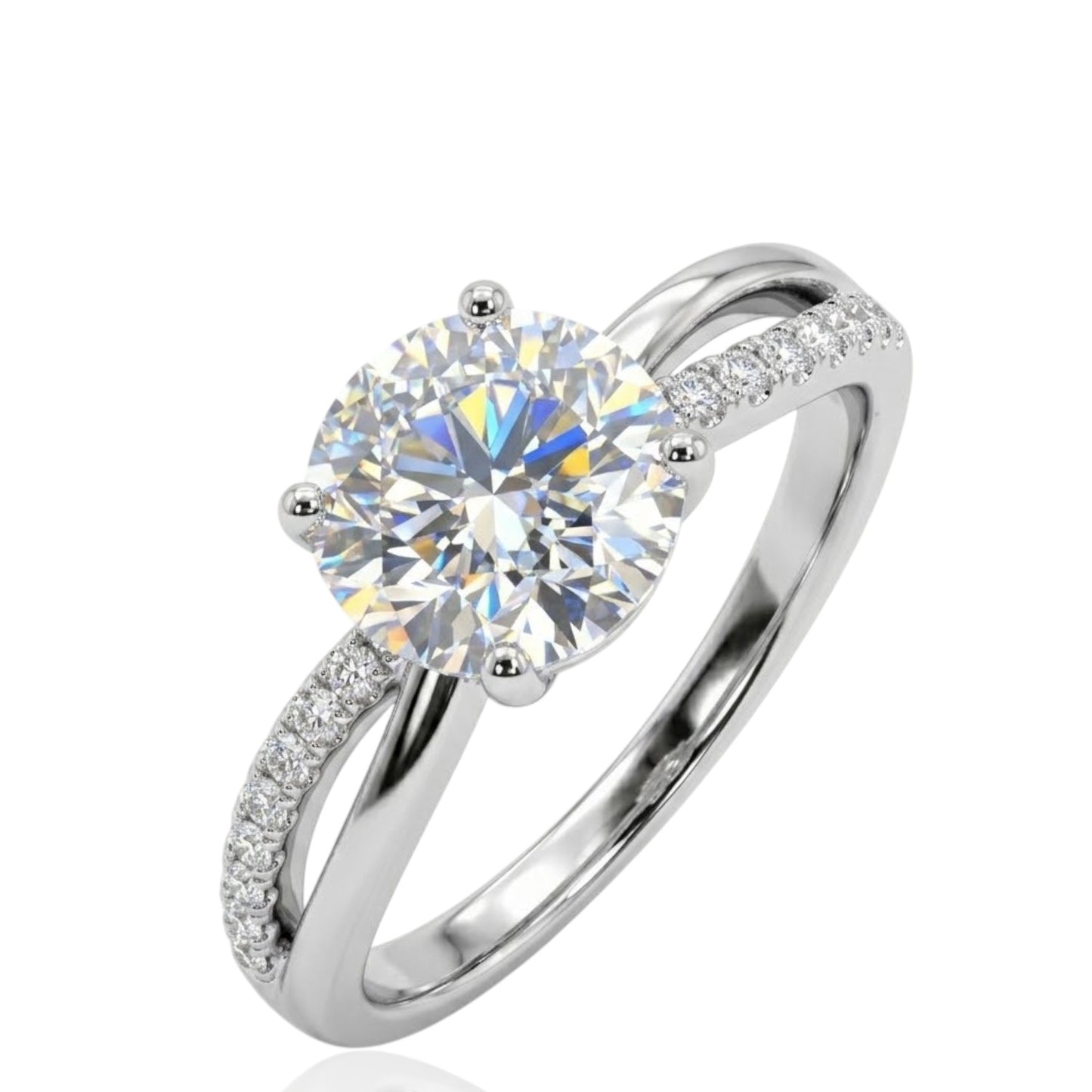 Sterling Silver Ring CZ Stone RCZ8114