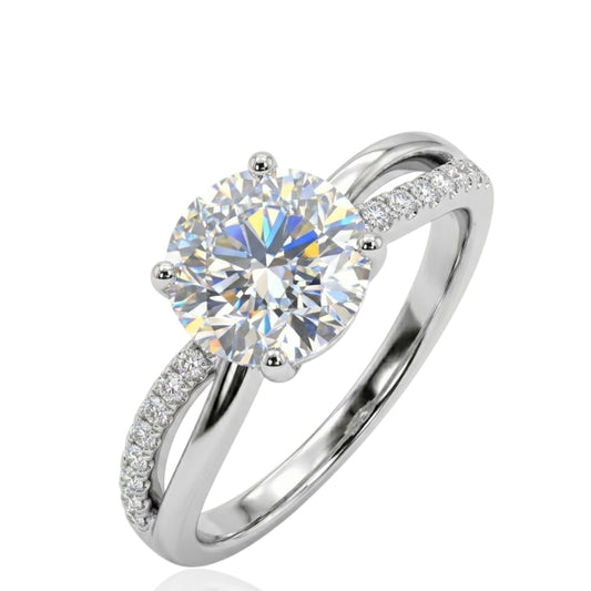 Sterling Silver Ring CZ Stone RCZ8114