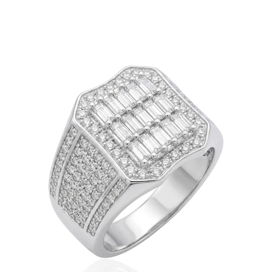 Sterling Silver Ring CZ Stone RCZ3380