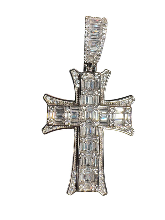 Sterling Silver Cross Pendant MPCZ905