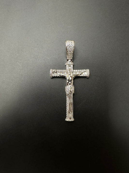 Sterling Silver Cross Pendant PCZ10003