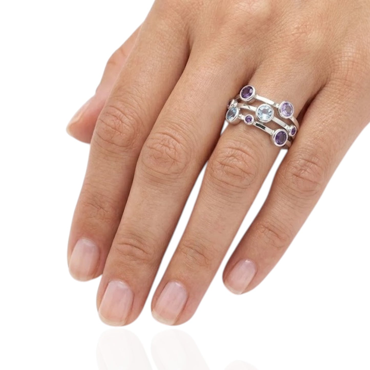 Sterling Silver Ring CZ Stone RCZ0544905