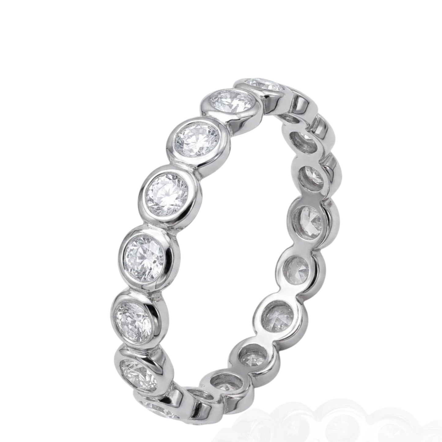 Sterling Silver Ring CZ Stone RCZ938
