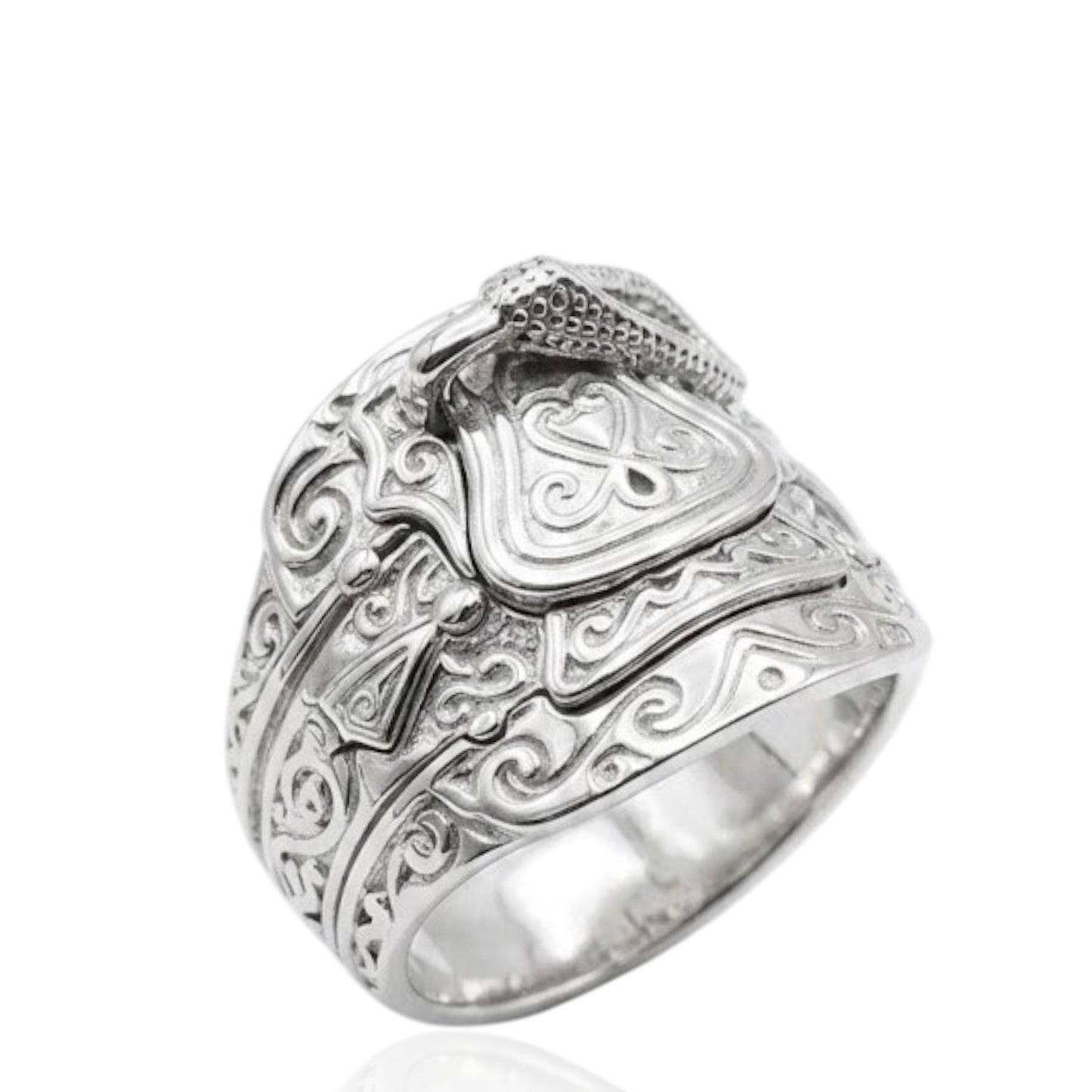 Sterling Silver Ring Plain RCZ3383