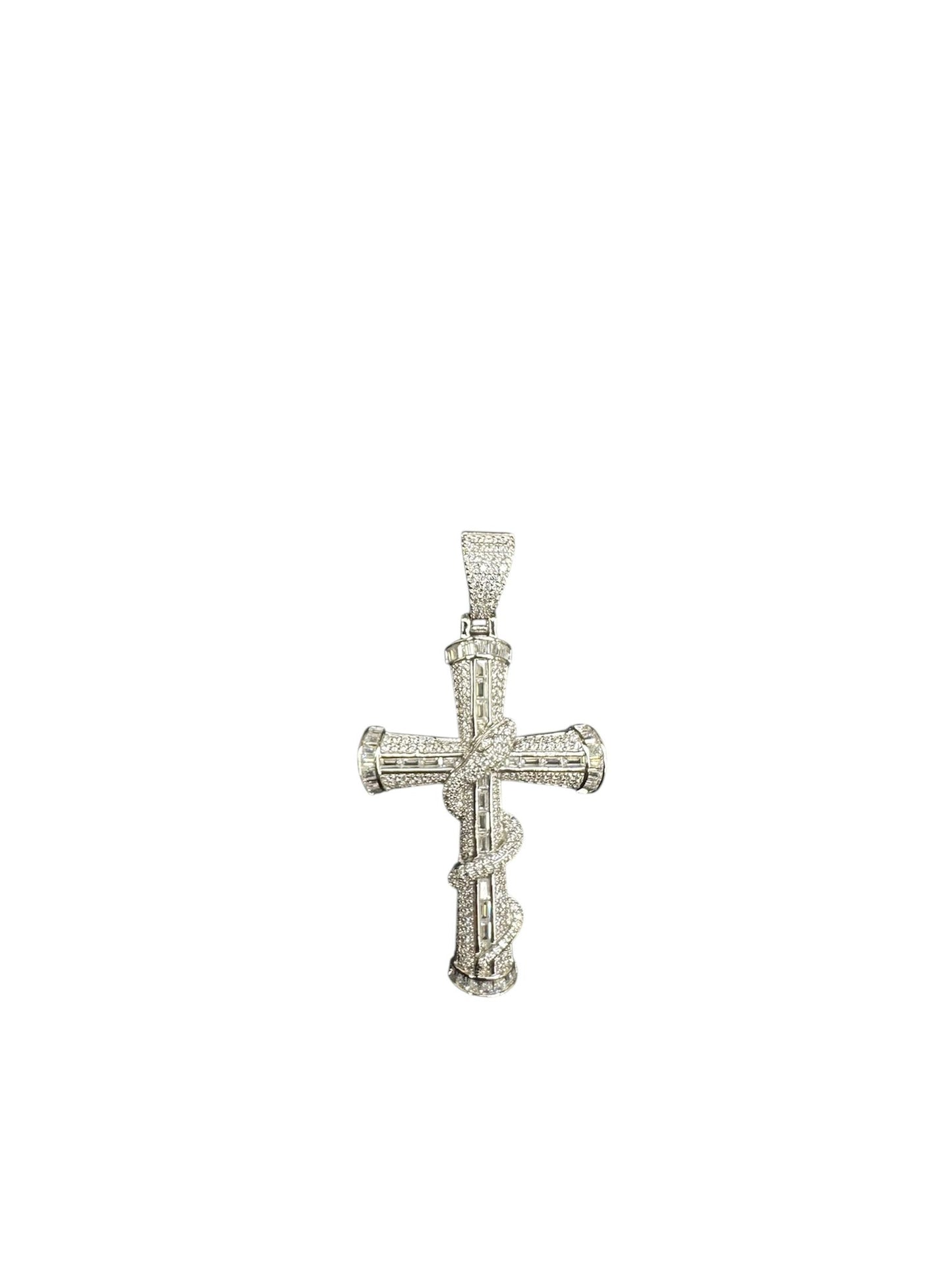 Sterling Silver Cross Pendant MPCZ8112
