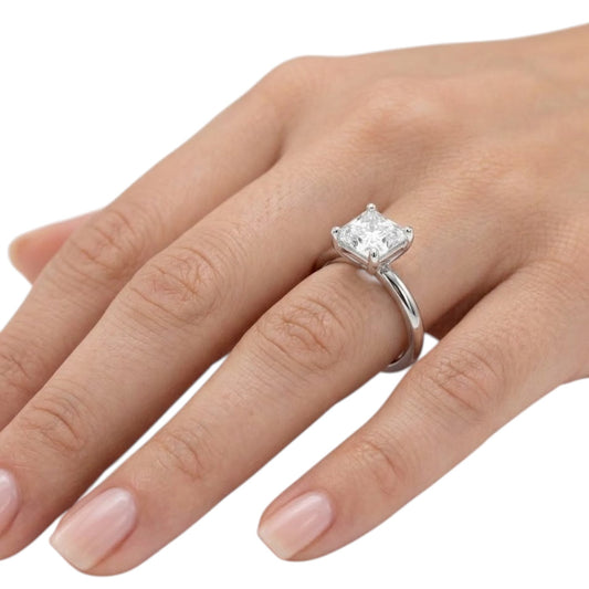 Sterling Silver Ring CZ Stone RCZD538
