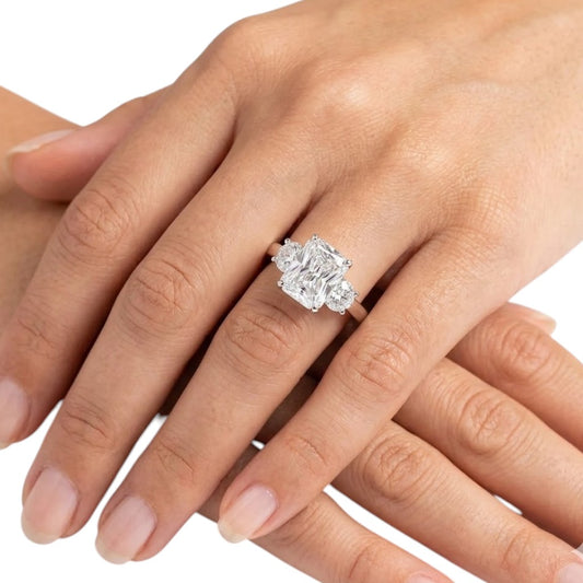 Sterling Silver Ring CZ Stone RCZD512