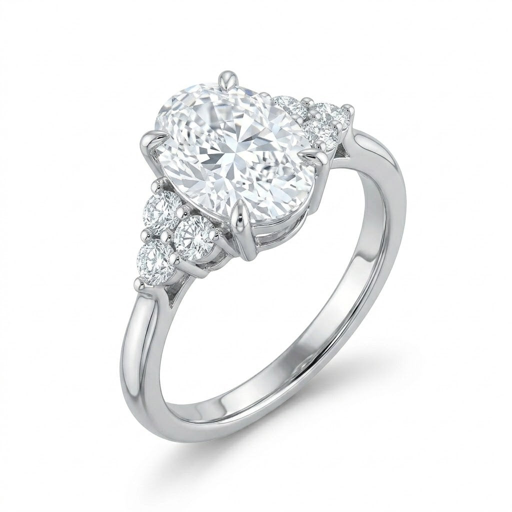 Sterling Silver Ring CZ Stone RCZD506