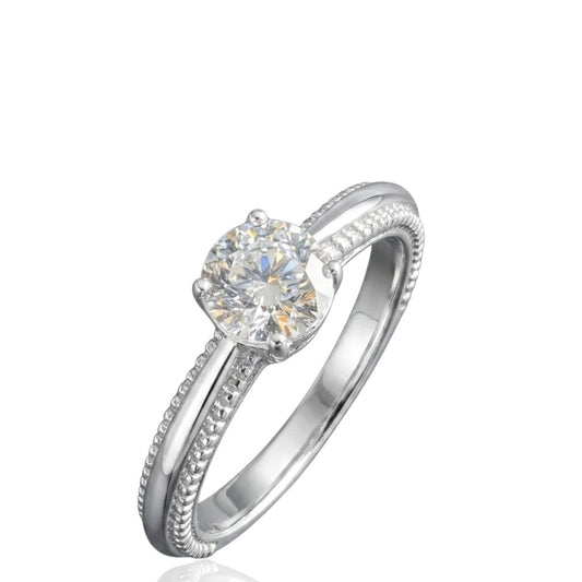 Sterling Silver Ring CZ Stone RCZ6101