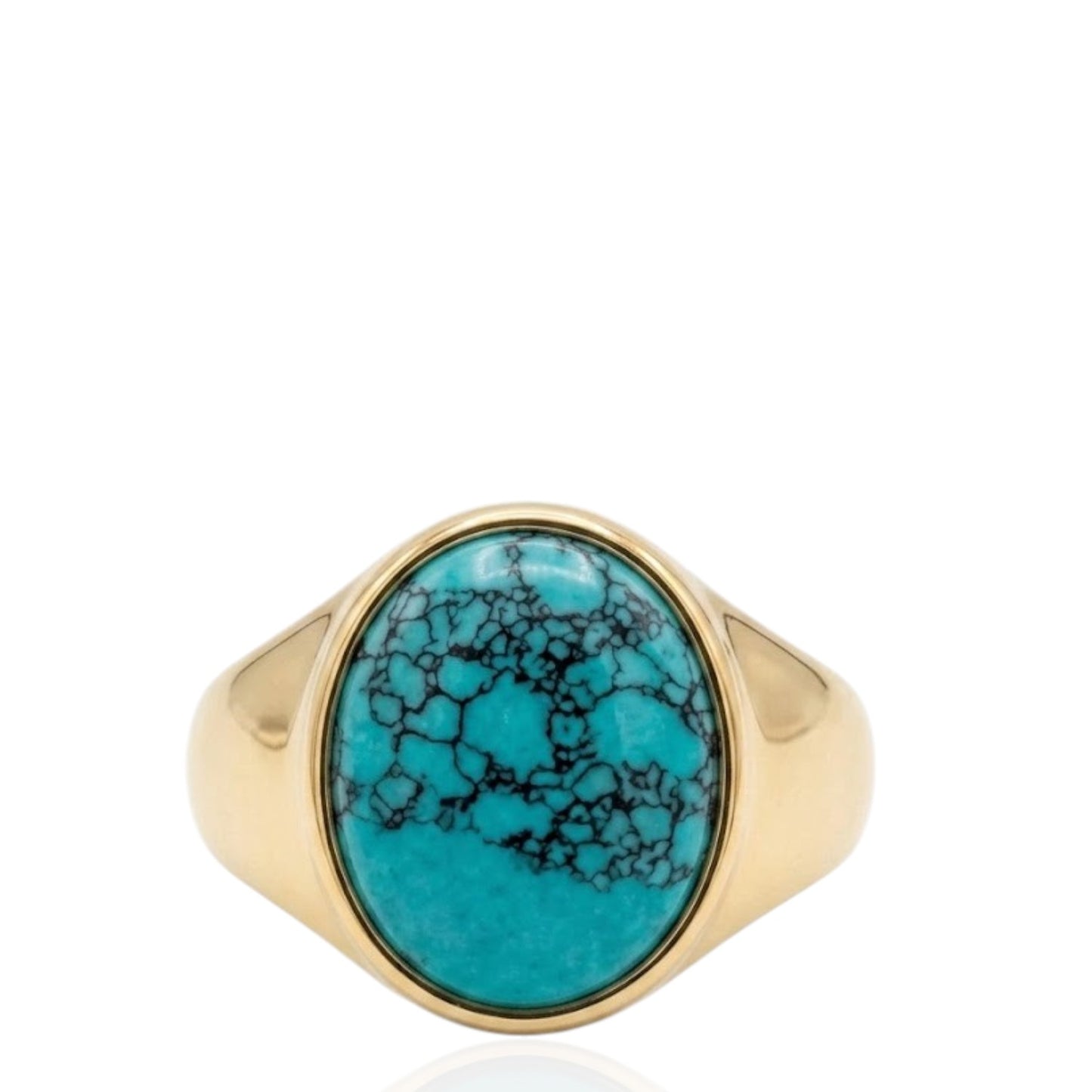 Sterling Silver Signet Ring With Stone SGN01
