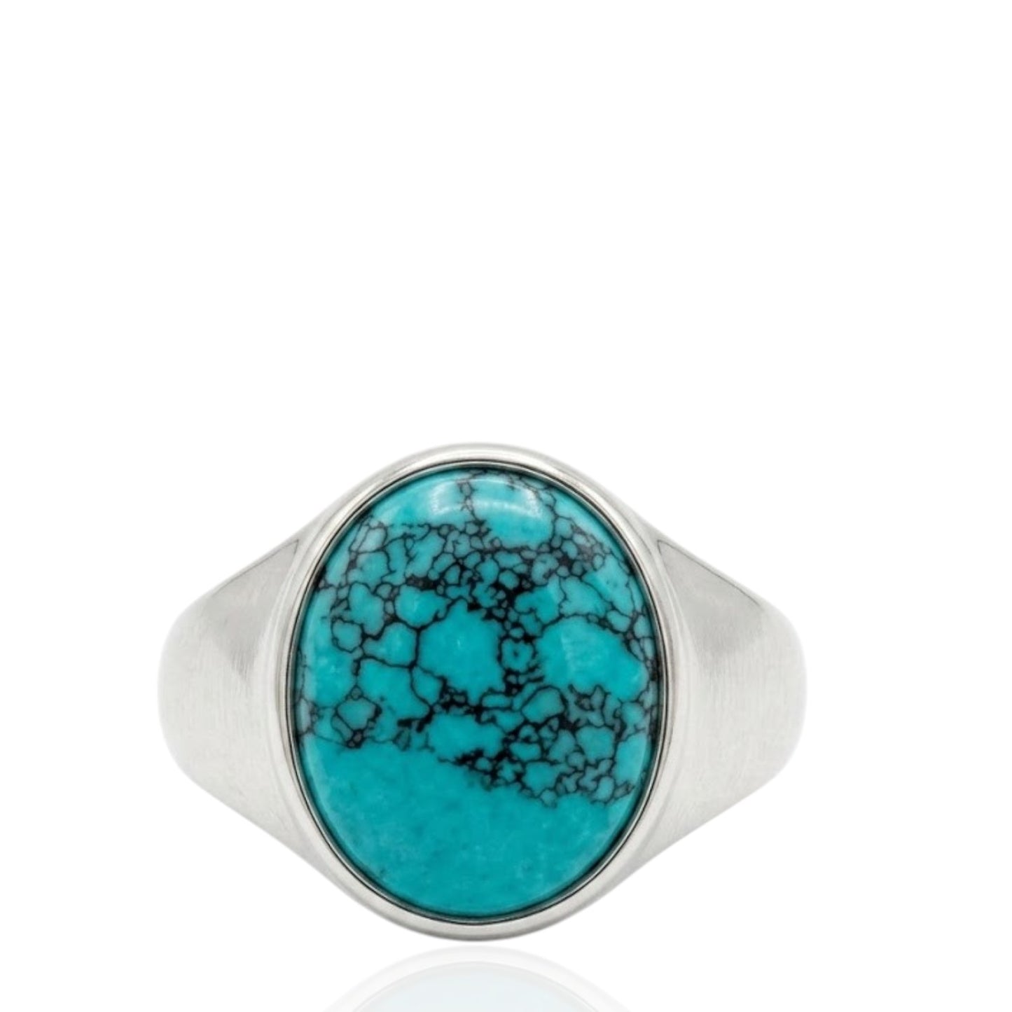 Sterling Silver Signet Ring With Stone SGN01