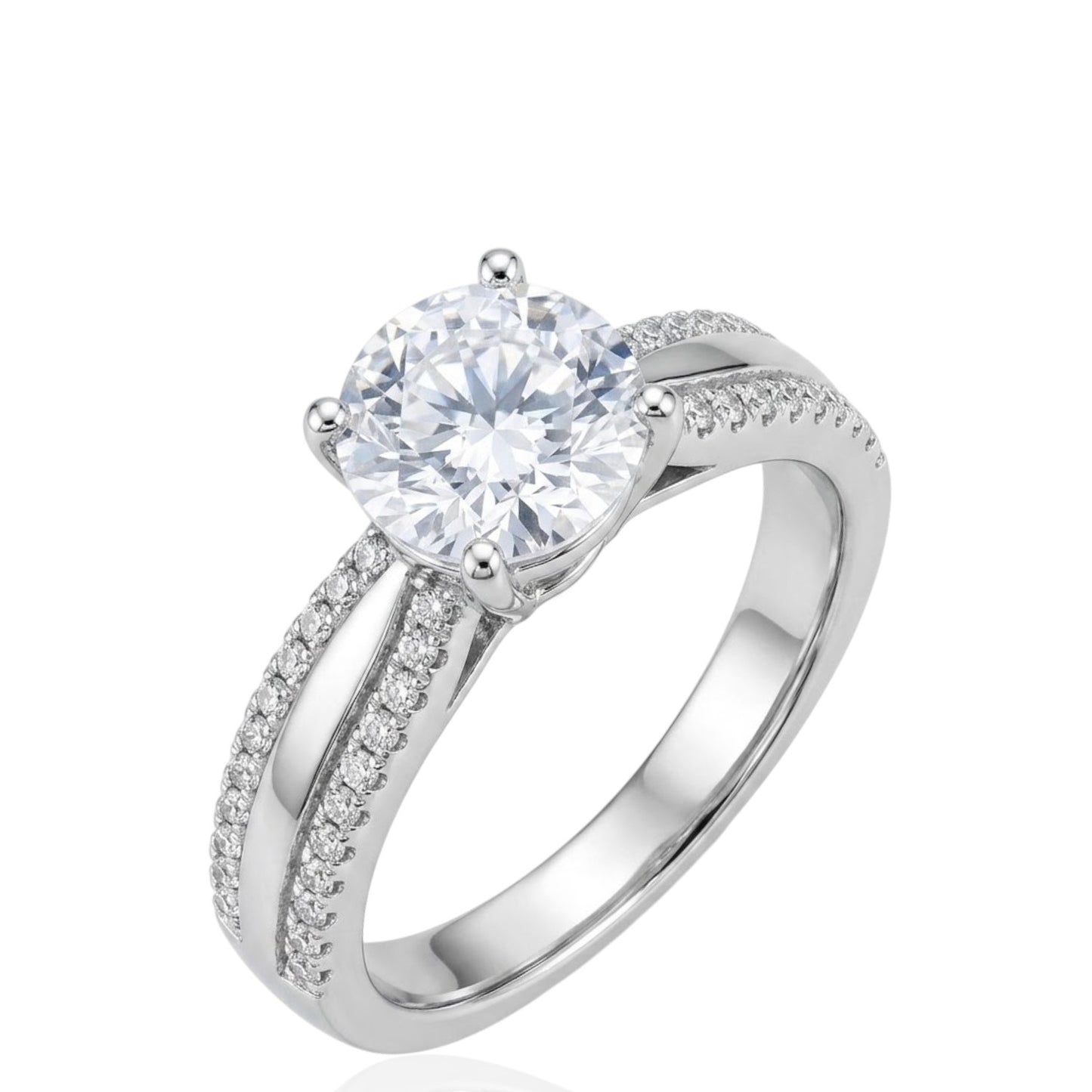Sterling Silver Ring CZ Stone RCZ8117